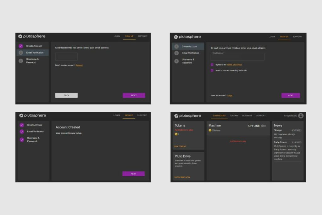 Creating a PlutoSphere Account